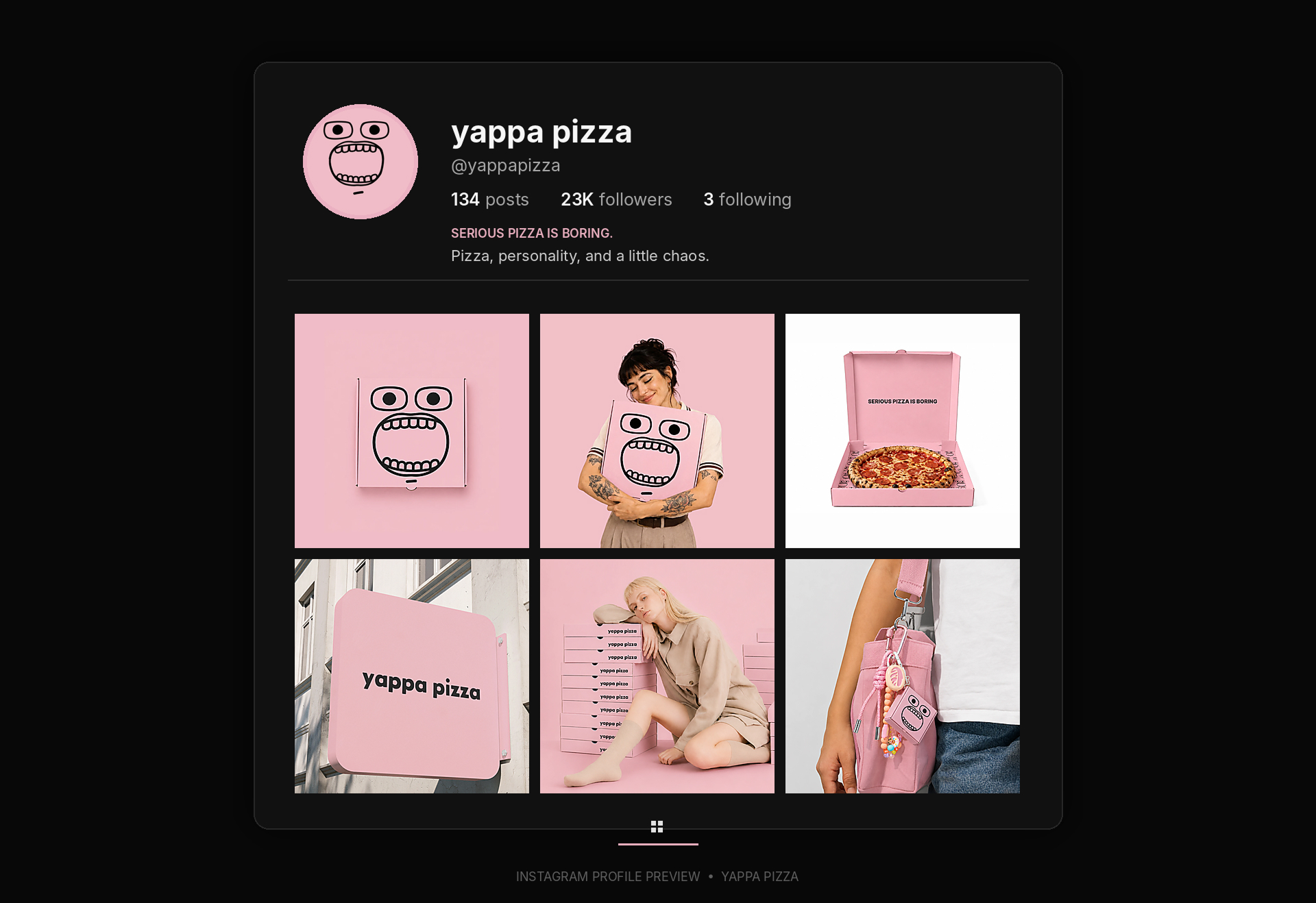 YAPPA PIZZA — INSTAGRAM CAROUSEL — Social media carousel
