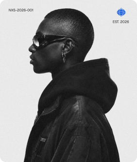 NXS brand portrait editorial visual